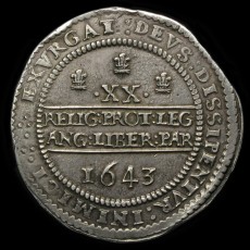 Charles I pound reverse