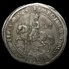 Charles I pound obverse