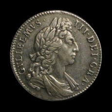 William III halfcrown obverse