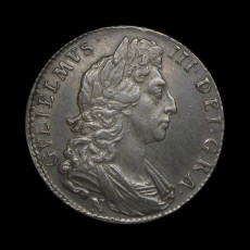 William III halfcrown obverse