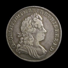 George I halfcrown obverse