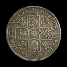 George I halfcrown reverse