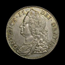 George II halfcrown obverse