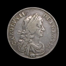 Charles II halfcrown obverse