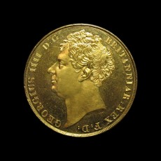 George IV two pounds obverse
