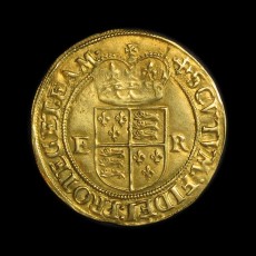 Elizabeth I halfpound reverse