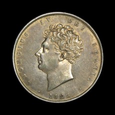 George IV halfcrown obverse