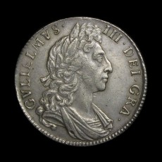 William III halfcrown obverse