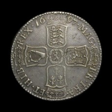 William III halfcrown reverse