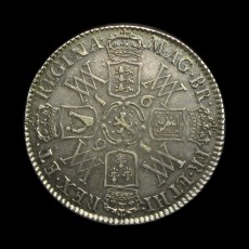 William III halfcrown reverse