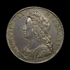 George II halfcrown obverse