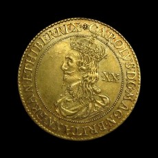 Charles I unite obverse