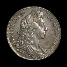 William III halfcrown obverse