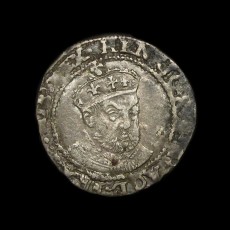 Henry VIII groat obverse