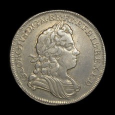 George I halfcrown obverse