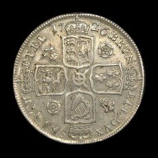 George I halfcrown reverse