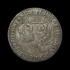 Philip and Mary shilling obverse
