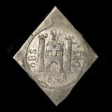 Charles I Newark shilling obverse