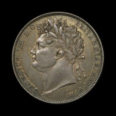 George IV halfcrown obverse