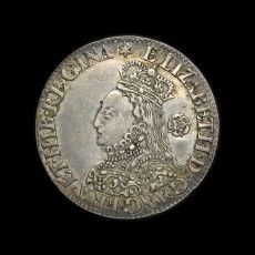Elizabeth I sixpence obverse