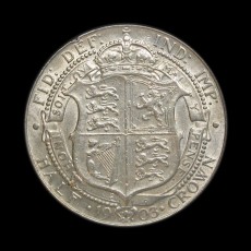 Edward VII halfcrown reverse