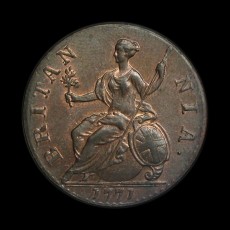 George III halfpenny reverse
