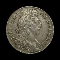 William III halfcrown obverse