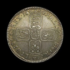 William III halfcrown reverse