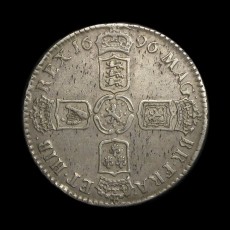 William III halfcrown reverse