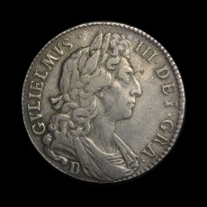William III halfcrown obverse