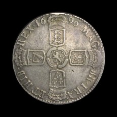 William III halfcrown reverse