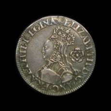 Elizabeth I sixpence obverse