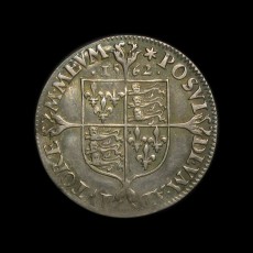 Elizabeth I sixpence reverse