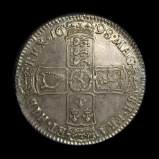 William III halfcrown reverse