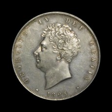 George IV halfcrown obverse