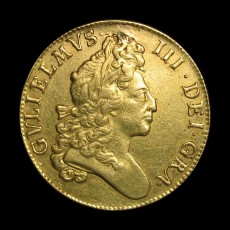 William III five guineas obverse