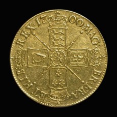 William III five guineas reverse