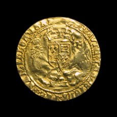 Henry VIII half sovereign reverse
