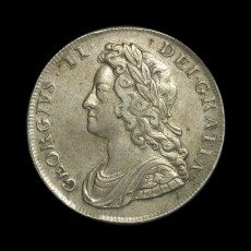 George II halfcrown obverse