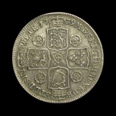 George II halfcrown reverse