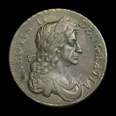 Charles II crown obverse