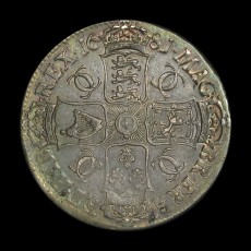 Charles II crown reverse