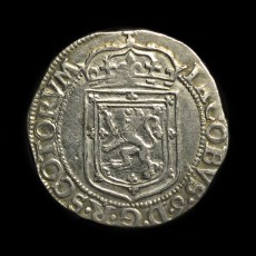 James VI thistle merk obverse
