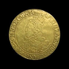 Elizabeth I half pound obverse