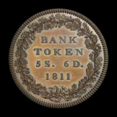 George III pattern bank token reverse