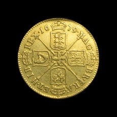 Charles II guinea reverse
