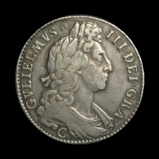 William III halfcrown obverse
