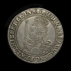 Elizabeth I halfcrown obverse