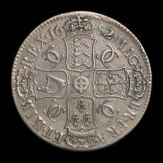 Charles II crown reverse