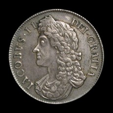 James II Crown obverse